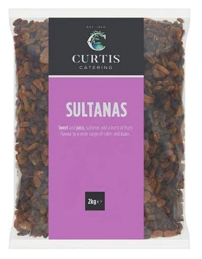 Curtis Sultanas (2kg) Small Raisins Full of Flavour