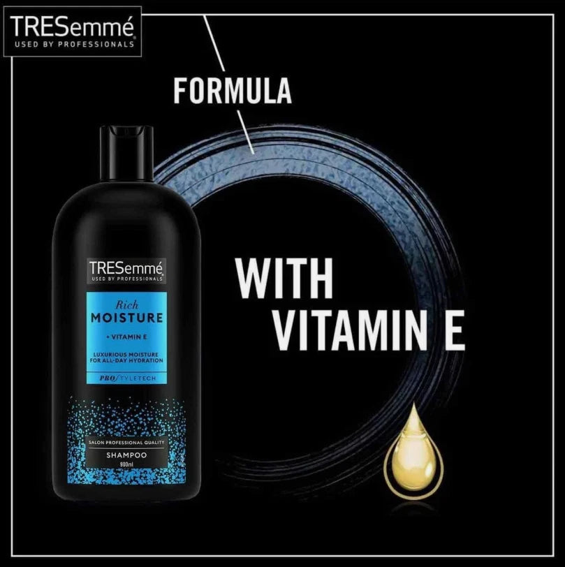 TRESemmé Hair Shampoo & Conditioner Moisture Rich Pack Set of 4 x 900ml