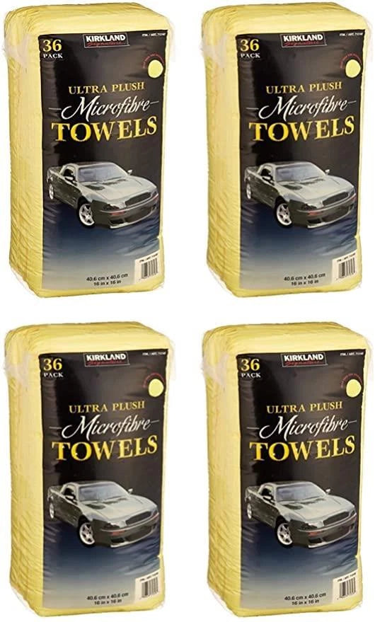 Kirkland Signature Ultra Plush Microfiber Towels 36 Pack (4)