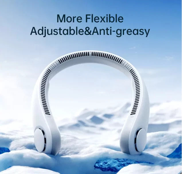 Jisulife Portable Personal Neck Fan 2 Pack Rechargeable Hands Free Bladeless