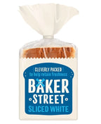 Baker Street White Bread 4 x 550g Cleverly Packed for Long Life Pre-Sliced