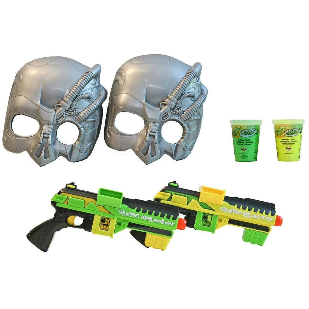 Slime Control Blaster 2 Pack With 2 Tubs Of Slime splash toy 6+