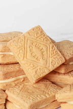 Custard Creams Biscuits, Creamy Custard Flavour Filling 150g × 16