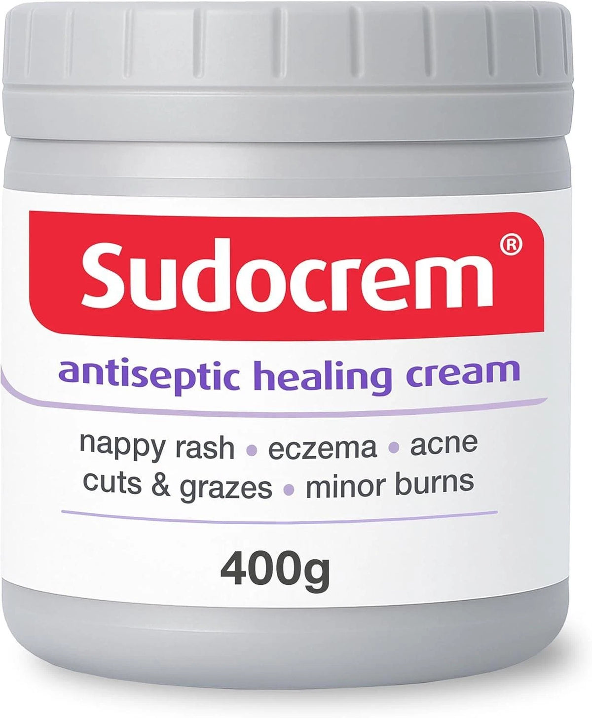 Sudocrem Antiseptic Healing Cream - 400g - Nappy Rash, Eczema, Surface Wound