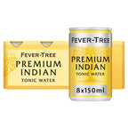 Fever Tree Premium Indian Tonic Water in Cans 8 x 150 ml (Pack of 1)