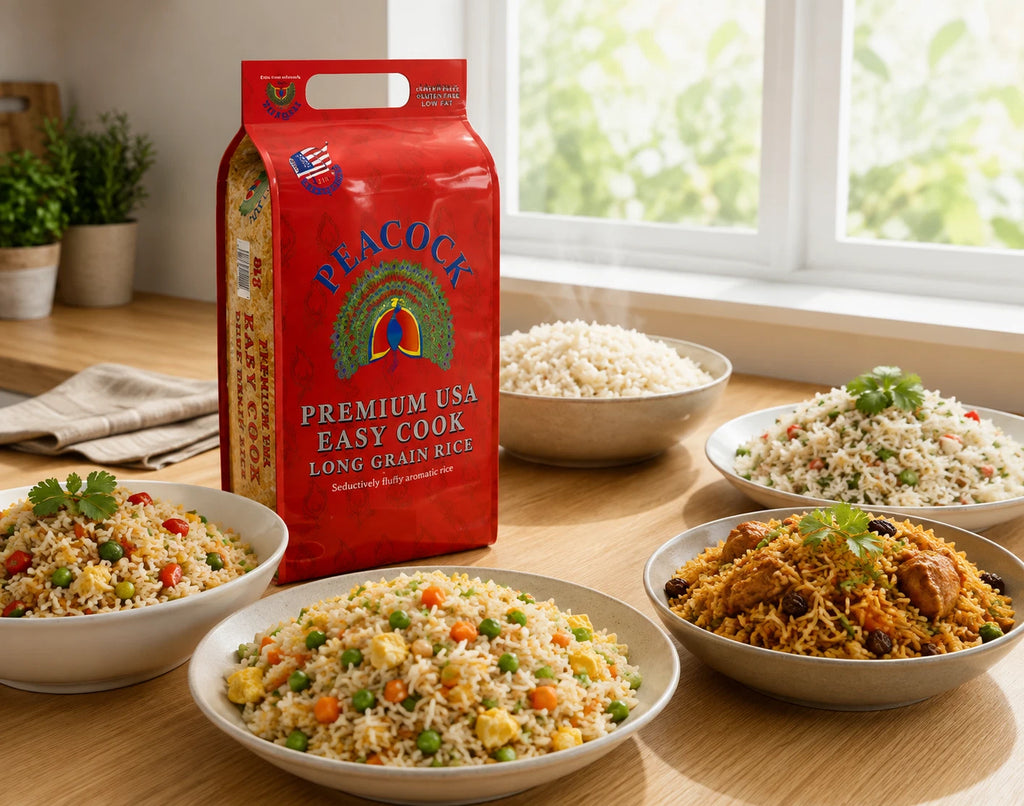Peacock Premium USA Easy Cook Long Grain Rice 10kg
