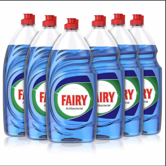 Fairy Antibacterial Washing Up Liquid 900 ml Pack of 6
