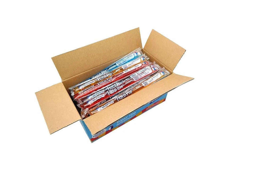 Mr Freeze Freeze Pops 20 x 45ml (Pack of 2) – Assorted Flavour Freezable Ice Pop