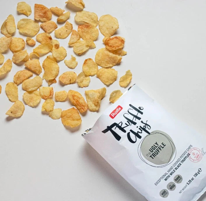 The Ugly Truffle Co. Potato Chips Black Wild Hand Cooked Crisps Snack Pack 500g