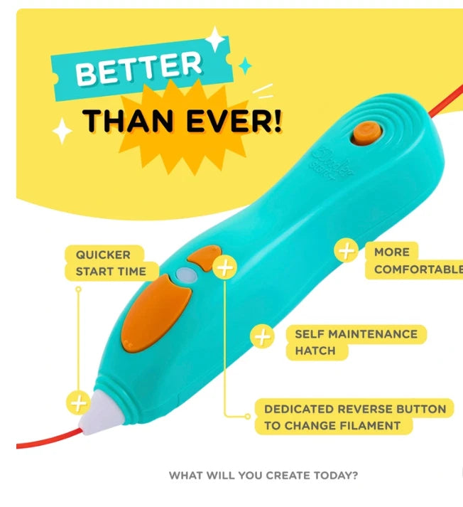 3Doodler Start+ 3D Printing Pen Essentials Set – Kids Safe & Easy to Use