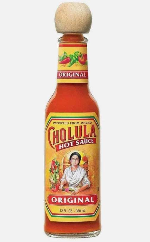 Cholula Original Mexican Hot Sauce Spicy Flavour Peppers Taste Pack 2x360ml