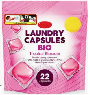 Bestin Laundry Capsules Bio Tropical Blossom, 22 Washes