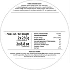 Mathez Fine French Cocoa Powdered Chocolate Truffles 2x 500g Tins