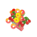 Halal Fizzy Mix Sweets, 1kg Bag, Assorted Sour and Fruity Gummies