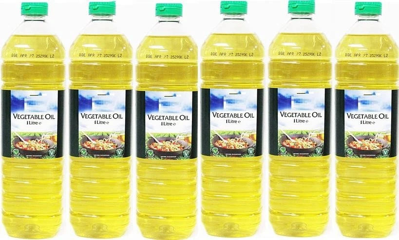 Vegetable Oil For All Frying and Baking Pack of 6 x 1 Litre Each