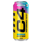 C4 Performance Energy Drinks Cosmic Rainbow Zero Sugar 500ml Pack of 12