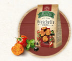 Maretti Oven Baked Bruschette Chips Tomato Olives & Oregano 70g Pack of 14