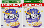Nestle Cheerios Breakfast Multigrain Cereal Fibre Whole Grain Family Pack 2x600g