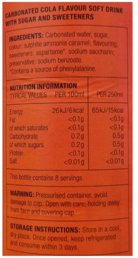 Bestin Cola Soft Drink with Sugar and Sweeteners, 2L Bottles, Pack of 6