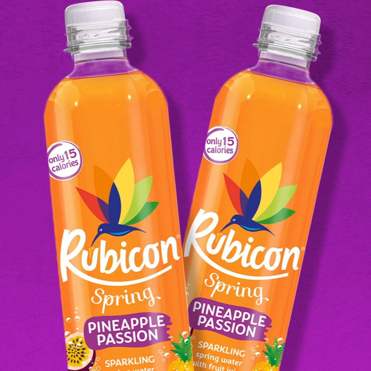 Rubicon Spring Pineapple Passion Sparkling Spring Water 500ml x 12