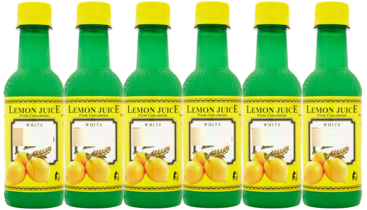 White Pearl Lemon Juice from Concentrate 250ml Pack of 6