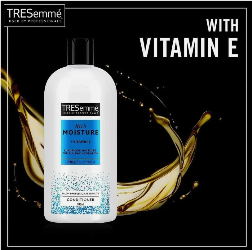 TRESemmé Hair Shampoo & Conditioner Moisture Rich Pack Set of 4 x 900ml