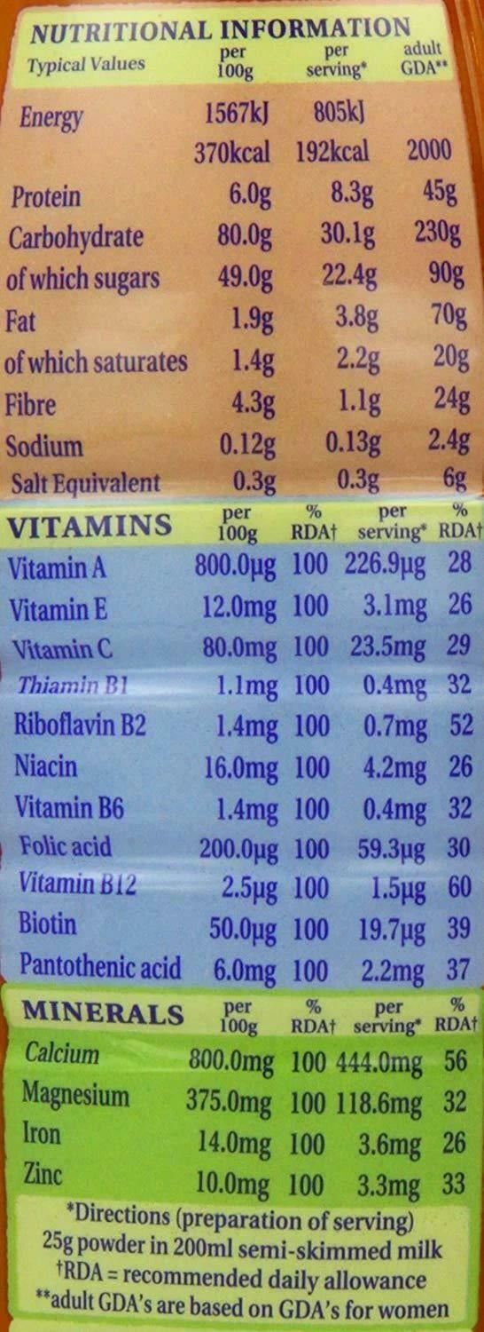 Ovaltine Nutritiously Delicious Original 800g