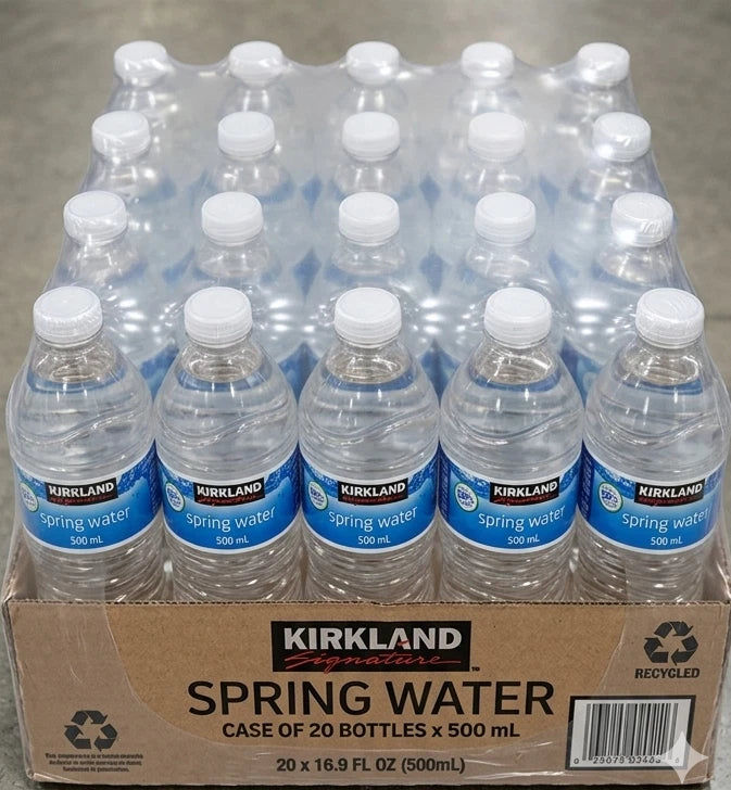 Kirkland Signature Still Spring Water 500ml Pack of 20