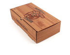 Calzone Brown Premium Quality PIZZA BOX Take Away Fast Food Printed Pack of 90