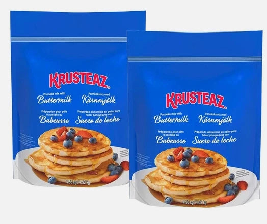 Krusteaz Buttermilk Complete Pancake Mix Just Add Water Fluffy Pack 2 x 4.53kg