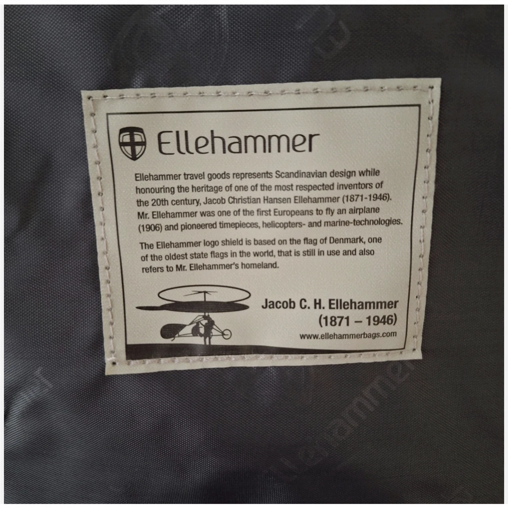 Ellehammer Urban Explorer Anti Fraud Messenger Satchel Bag Black