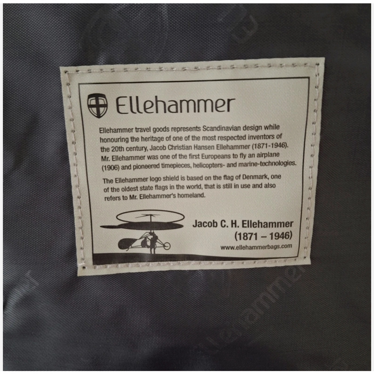 Ellehammer Urban Explorer Anti Fraud Messenger Satchel Bag Black