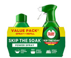 Fairy Skip The Soak Power Spray, 2x Spray & 2x Refill, 2600ml