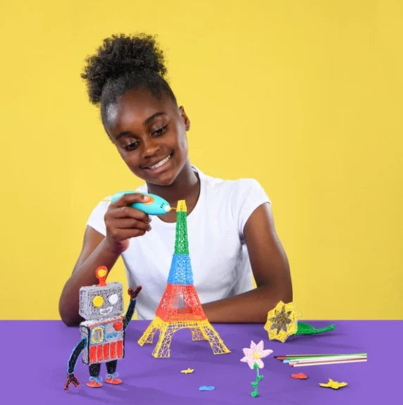 3Doodler Start+ 3D Printing Pen Essentials Set – Kids Safe & Easy to Use