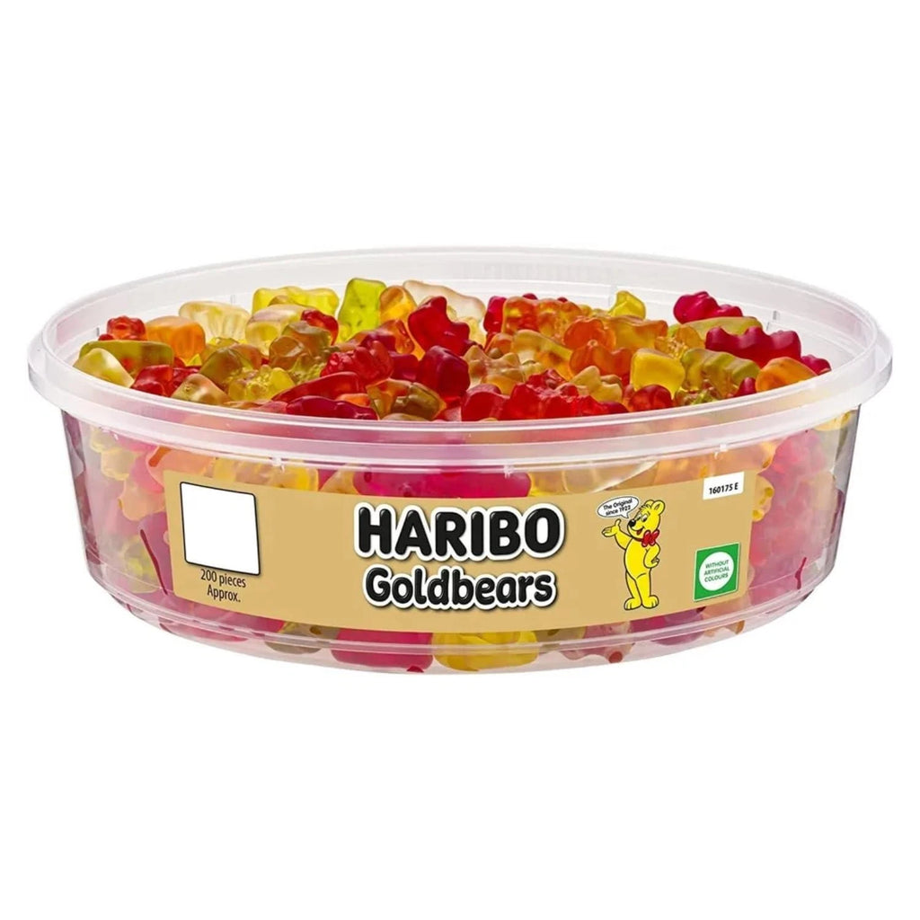 HARIBO Goldbears Jelly Fruit Flavour Sweets Tub 460g