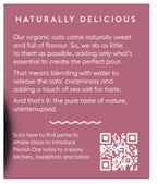 Plenish Organic Unsweetened Oat Milk 1L (Pack of 8)