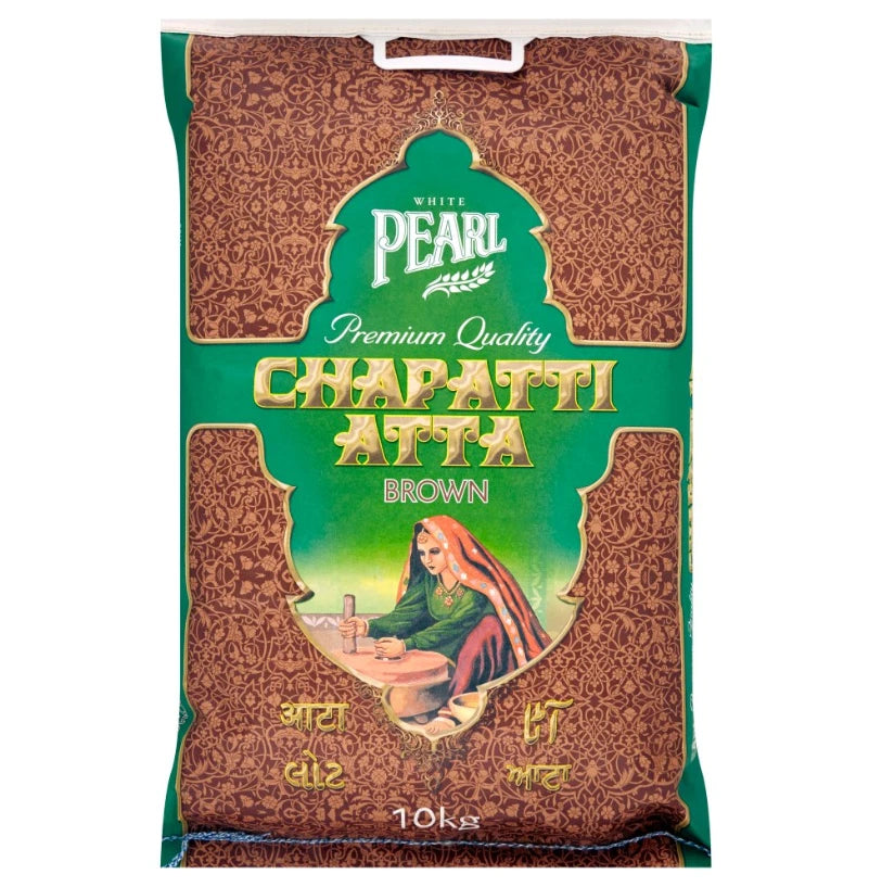 White Pearl Premium Quality Chapatti Atta Brown 10kg