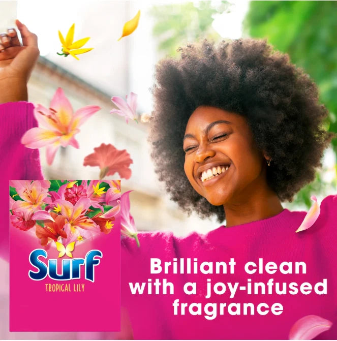 Surf Tropical Lily Washing Powder Laundry Detergent 125 Washes 6.25KG