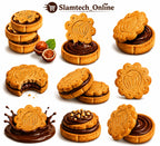 Le Chic Hazelnut Biscuits with Cocoa Hazelnut Filling (4 x 305g)