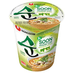 Nongshim Soon Veggie Cup Instant Noodle Ramen Soup 67g (Pack of 6)