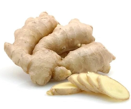 1kg Fresh White Garlic Bulb & 1kg Fresh Ginger Root Ideal for Home and Catering
