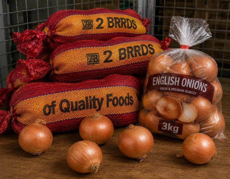 Fresh English Onions, 3kg Ideal for Curries, Salads, Marinades and Stir Fries