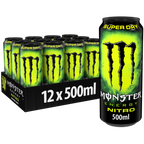 Monster Nitro Super Dry Energy Drink 500ml Pack of 12