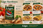 Sardines in Tomato Sauce, 4 Pack, 155g Can, High in Protein, Rich in Omega 3