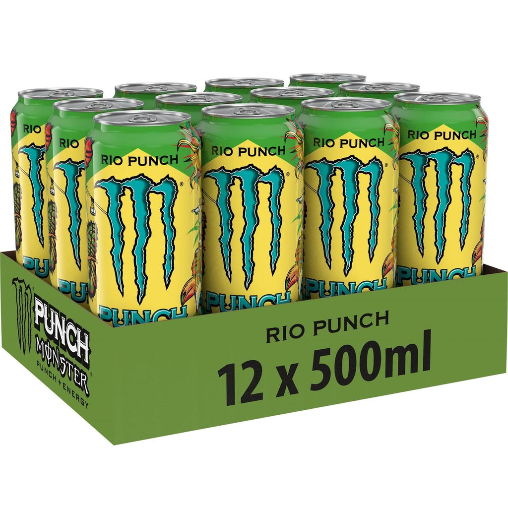 Monster Juiced Rio Punch Energy Drink 500ml Pack of 12