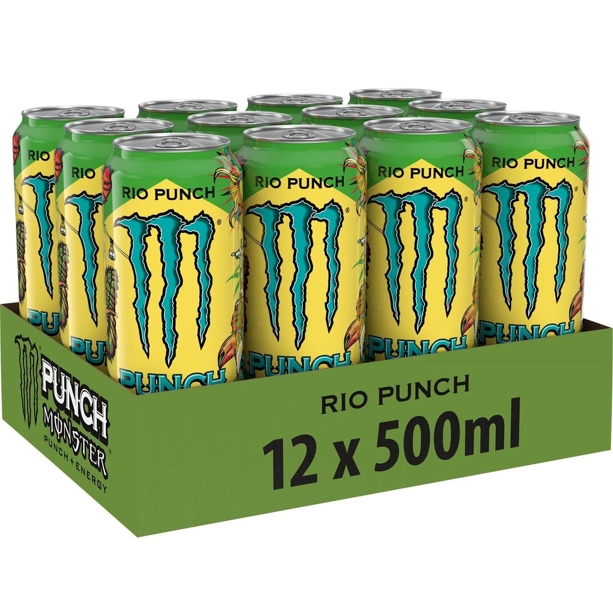 Monster Juiced Rio Punch Energy Drink 500ml Pack of 12