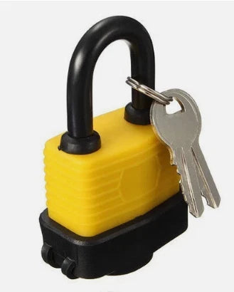 40mm Waterproof Padlock Heavy Duty Outdoor Padlock Pad Lock With 2 Keys