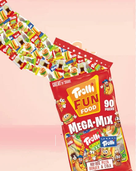 Mega Mix 90 Assorted Sweets 722g Large Sharing Bag Ideal for Sharing