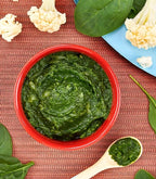 White Pearl Spinach Purée, Ready-to-Use, Smooth Texture, 395g per Can, Pack of 3