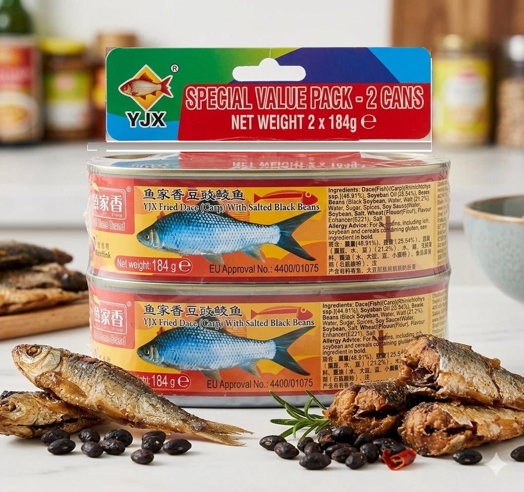 Fried Whole Dace with Salted Black Bean 184g Pack of 2